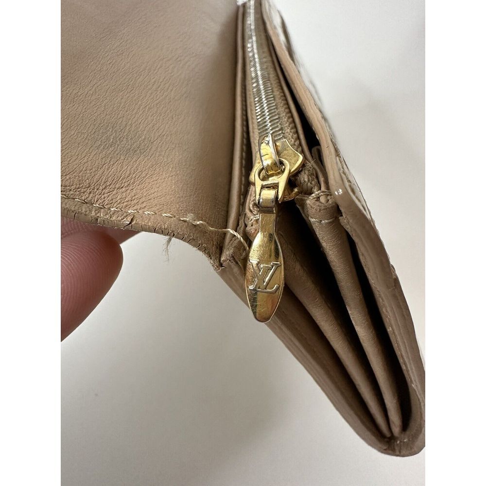 Louis Vuitton‎ Wallet Yellow Gold Vernis Monogram Organizer Slots Pocket 3 Fold - Picture 14 of 14